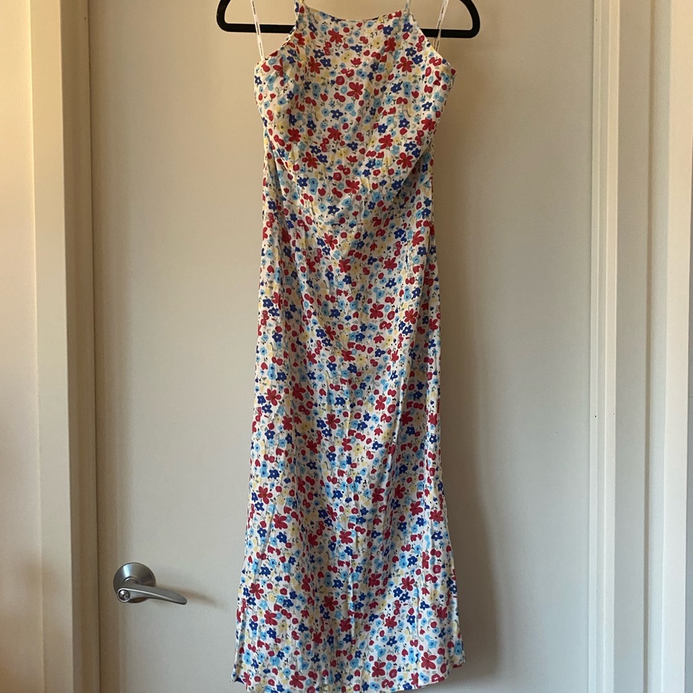 Charlie Holiday - size 6 UK 38 AU 10 - ditsy print floral high neck dress